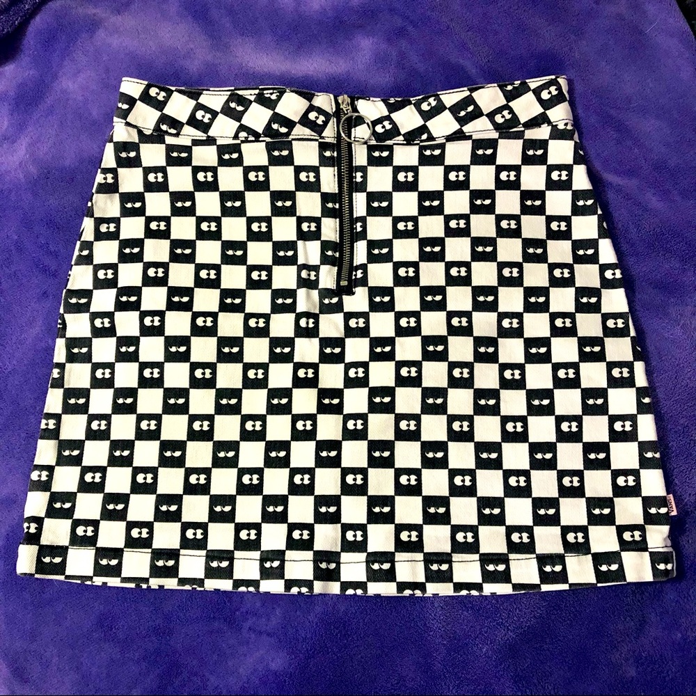 Vans x Lazy Oaf Checkered Mini Skirt